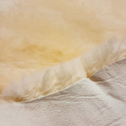Real Australian Sheepskin Rug 136×65cm Short Wool Natural Cream Soft Fur Mat