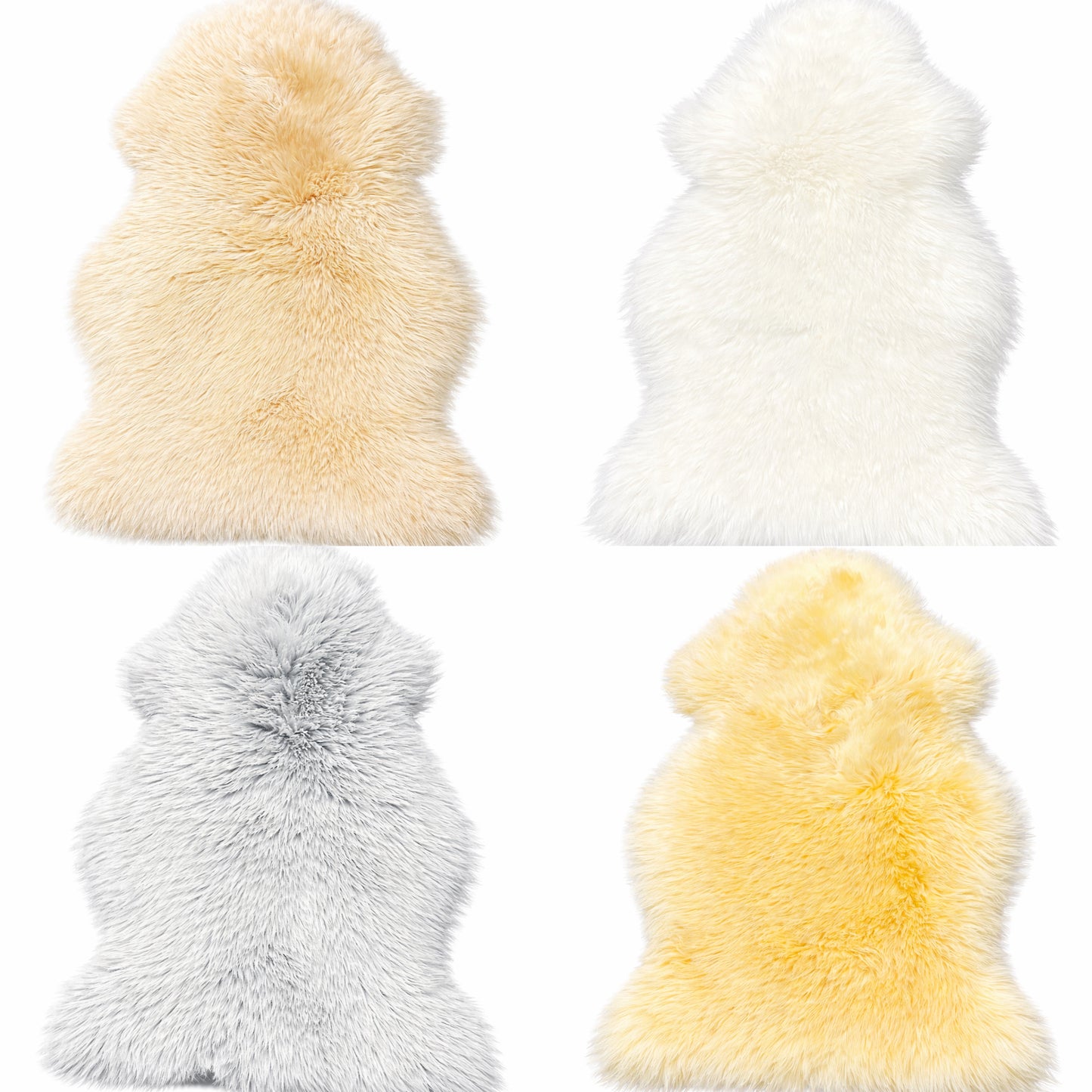 Premium Australian Sheepskin Rug 90×60cm Long Wool